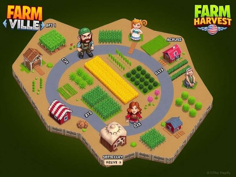 Farm Ville Power Harvest Regional Crops Map