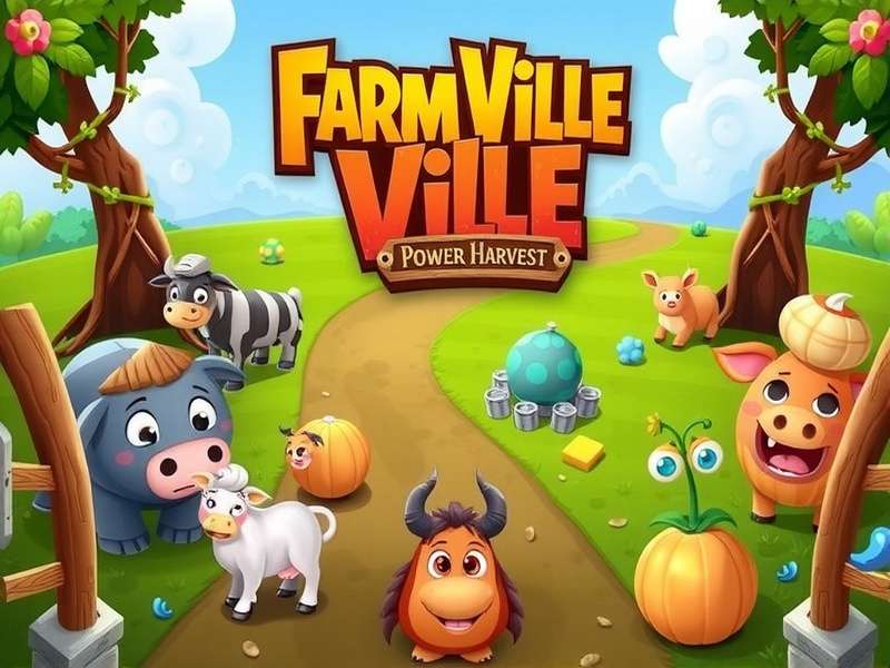 Farm Ville Power Harvest Game Banner